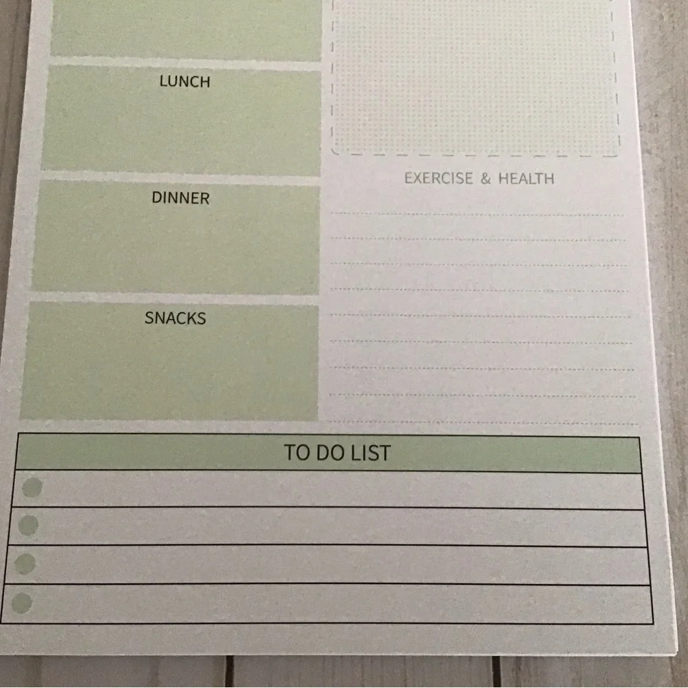 Daily Plan / To Do Spiral Notebook. UNDATED -- BRAND NEW